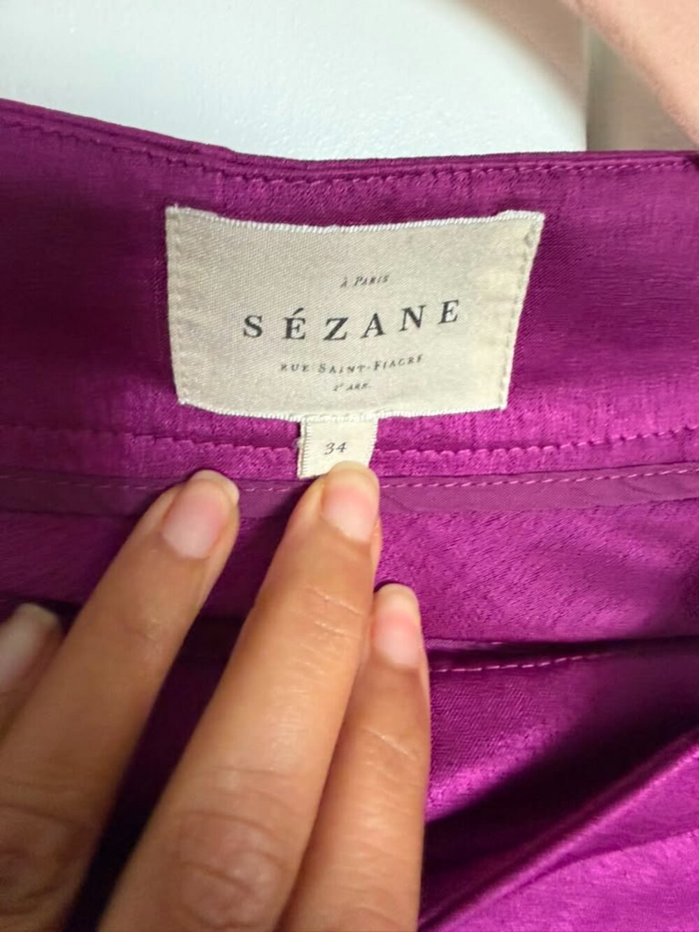 Sezane Sandy Skirt Purple - Like New! - Picture 2 of 3